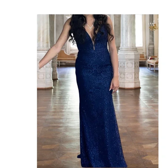Tarik Ediz Dress | Dresses | Tarik Ediz Dress Royal Blue | Poshmark